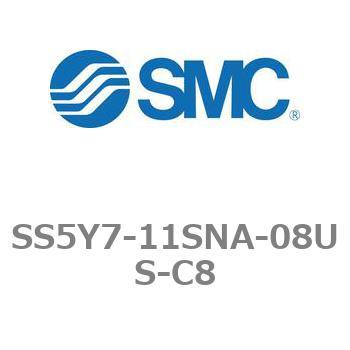 5ポートソレノイドバルブ用マニホールドベース SY7000シリーズ SS5Y7-11SNA SMC