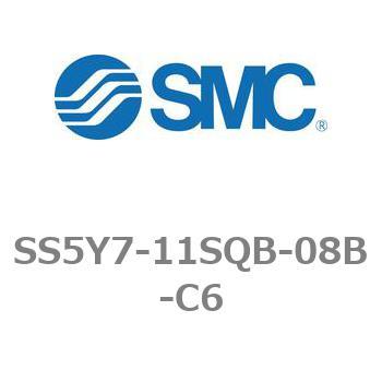 5ポートソレノイドバルブ用マニホールドベース SY7000シリーズ SS5Y7-11SQB SMC