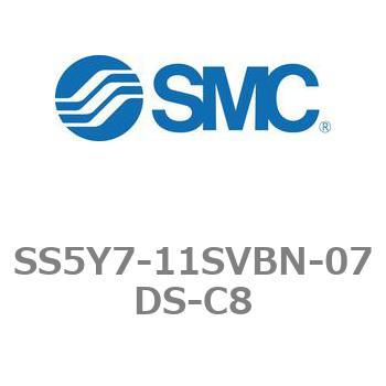 5ポートソレノイドバルブ用マニホールドベース SY7000シリーズ SS5Y7-11SVBN SMC