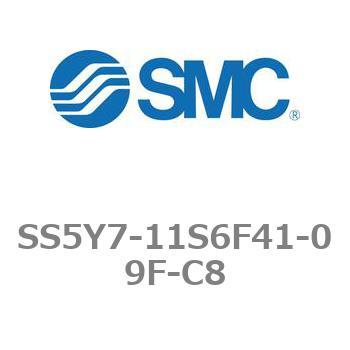5ポートソレノイドバルブ用マニホールドベース SY7000シリーズ SS5Y7-11S6F41 SMC