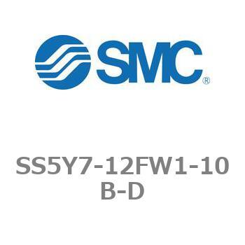 5ポートソレノイドバルブ用マニホールドベース 送料無料 高級 SY7000シリーズ SS5Y7-12FW1