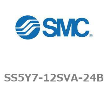 5ポートソレノイドバルブ用マニホールドベース SY7000シリーズ SS5Y7-12SVA SMC