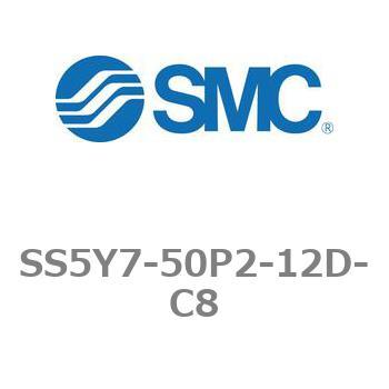 5ポートソレノイドバルブ用マニホールドベース SY7000シリーズ SS5Y7-50P2 SMC