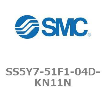 5ポートソレノイドバルブ用マニホールドベース SY7000シリーズ SS5Y7-51F1 SMC