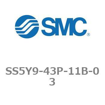 5ポートソレノイドバルブ用マニホールドベース SY9000シリーズ SS5Y9 SMC