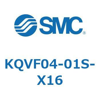 KQVF04-01S-X16 KQ2 Series(KQVF～) SMC 適合チューブ外径4mm 1袋(10個)