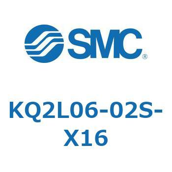 KQ2L06-02S-X16 KQ2 Series(KQ2L06-`) SMC 21999232