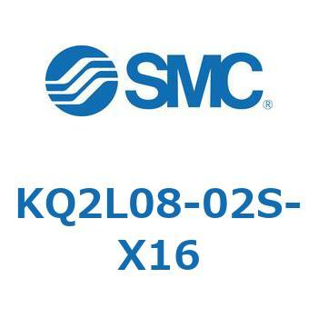 KQ2L08-02S-X16 KQ2 Series(KQ2L08-�`) SMC 22000404