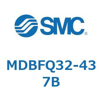 MDBFQ32-437B 標準形エアシリンダ(角形カバー)MB シリーズ(MDBFQ32-～) SMC 複動片ロッド シリンダストローク437mm 14,024円