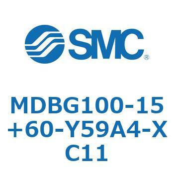 MDBG100-15+60-Y59A4-XC11 �W���`�G�A�V�����_(�p�`�J�o�[)MB �V���[�Y(MDBG100-1�`) SMC 22560011