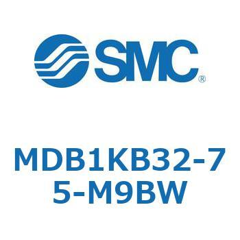 MDB1KB32-75-M9BW 角形チューブ形エアシリンダ MB1シリーズ(MDB1KB～) SMC 複動片ロッド 両側エアクッション チューブ内径32mmシリンダストローク75mm