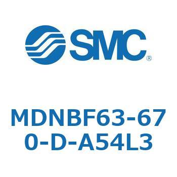 ロック付シリンダ (MDNBF63-6～) SMC