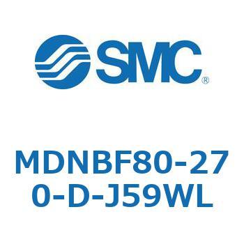 ロック付シリンダ (MDNBF80-2～) SMC