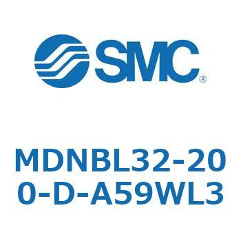 ロック付シリンダ (MDNBL32-～) SMC