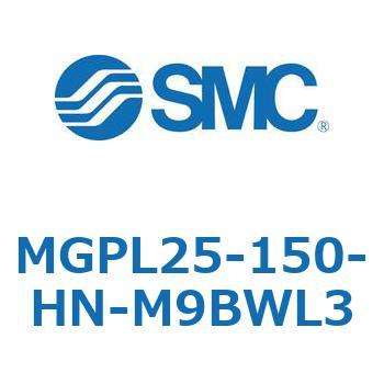 ガイド付薄形シリンダ(MGPL25-15～) SMC