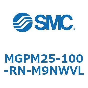ガイド付薄形シリンダ(MGPM25-100～) SMC