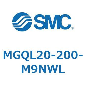 ガイド付薄形シリンダ (MGQL20-2～) SMC