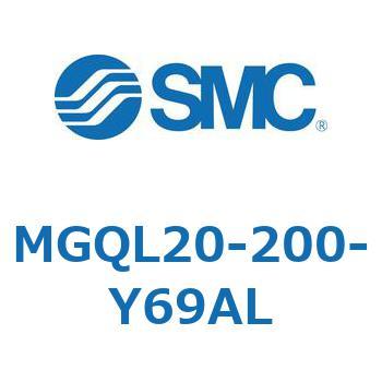 ガイド付薄形シリンダ (MGQL20-2～) SMC