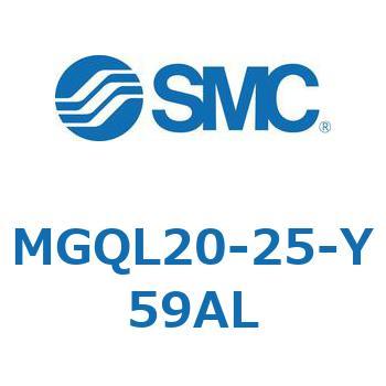 ガイド付薄形シリンダ (MGQL20-2～) SMC