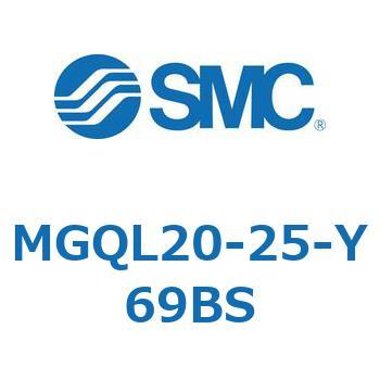 ガイド付薄形シリンダ (MGQL20-2～) SMC