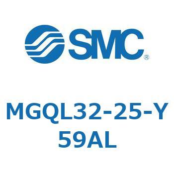 ガイド付薄形シリンダ (MGQL32-2～) SMC