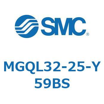 ガイド付薄形シリンダ (MGQL32-2～) SMC