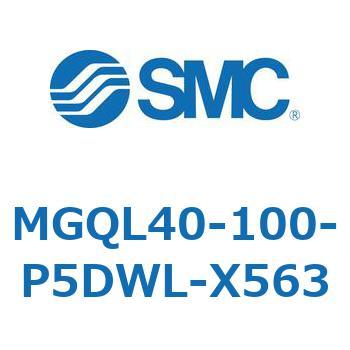 ガイド付薄形シリンダ (MGQL40-1～) SMC