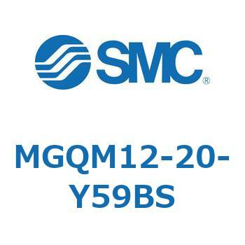 ガイド付薄形シリンダ (MGQM12-2～) SMC