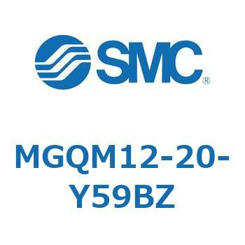 ガイド付薄形シリンダ (MGQM12-2～) SMC