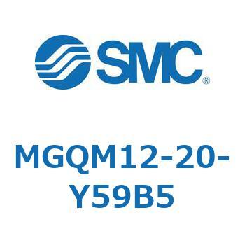 ガイド付薄形シリンダ (MGQM12-2～) SMC