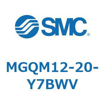 ガイド付薄形シリンダ (MGQM12-2～) SMC
