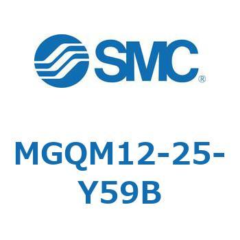 ガイド付薄形シリンダ (MGQM12-2～) SMC