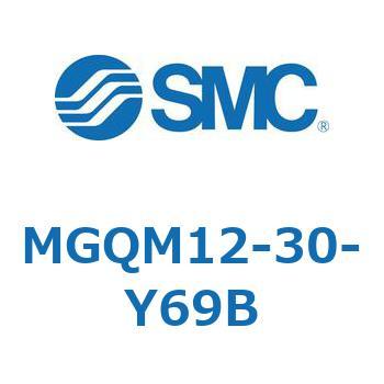ガイド付薄形シリンダ (MGQM12-3～) SMC