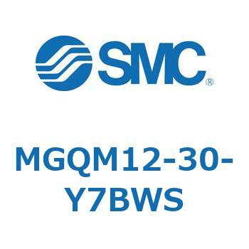 ガイド付薄形シリンダ (MGQM12-3～) SMC