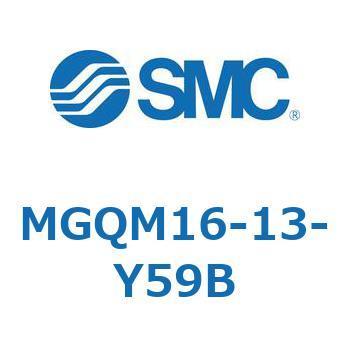 ガイド付薄形シリンダ (MGQM16-1～) SMC