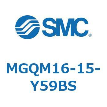 ガイド付薄形シリンダ (MGQM16-1～) SMC