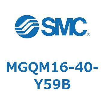 ガイド付薄形シリンダ (MGQM16-4～) SMC