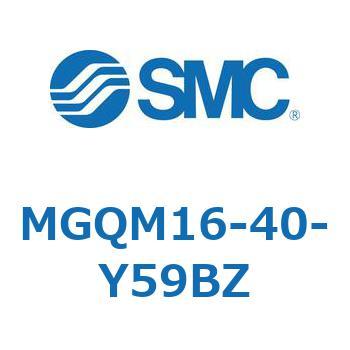 ガイド付薄形シリンダ (MGQM16-4～) SMC