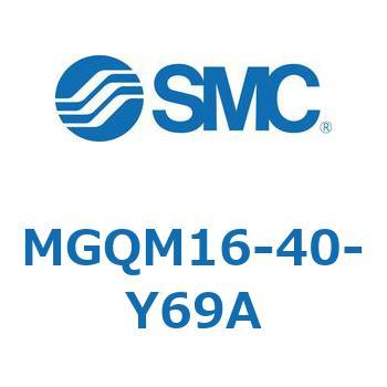 ガイド付薄形シリンダ (MGQM16-4～) SMC