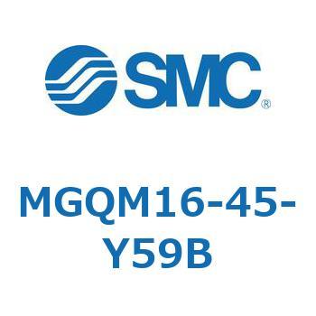 ガイド付薄形シリンダ (MGQM16-4～) SMC