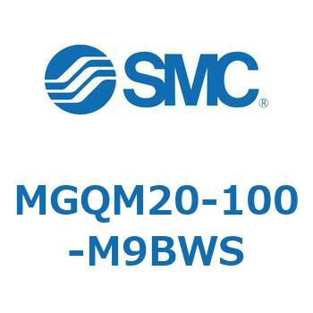 ガイド付薄形シリンダ (MGQM20-1～) SMC