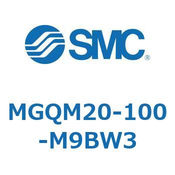 ガイド付薄形シリンダ (MGQM20-1～) SMC
