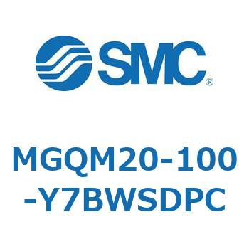 ガイド付薄形シリンダ (MGQM20-1～) SMC