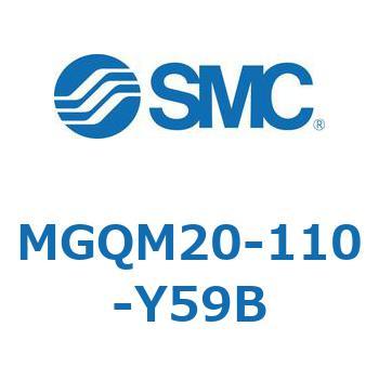 ガイド付薄形シリンダ (MGQM20-1～) SMC