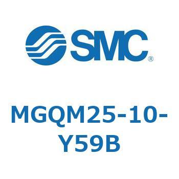 ガイド付薄形シリンダ (MGQM25-1～) SMC