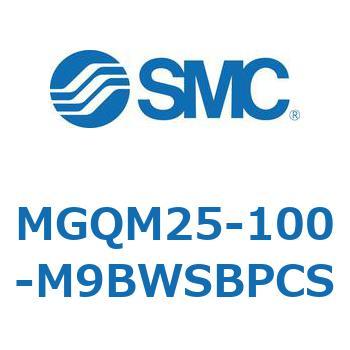 ガイド付薄形シリンダ (MGQM25-1～) SMC
