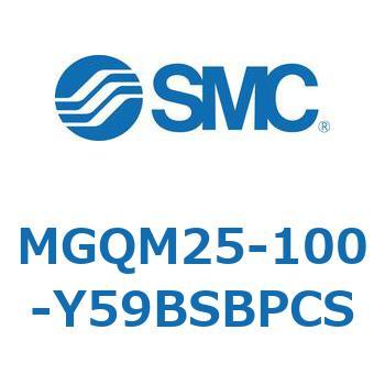 ガイド付薄形シリンダ (MGQM25-1～) SMC