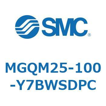 ガイド付薄形シリンダ (MGQM25-1～) SMC