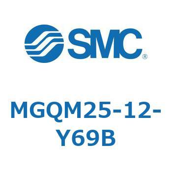 ガイド付薄形シリンダ (MGQM25-1～) SMC