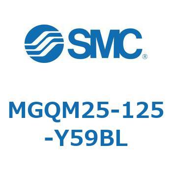 ガイド付薄形シリンダ (MGQM25-1～) SMC